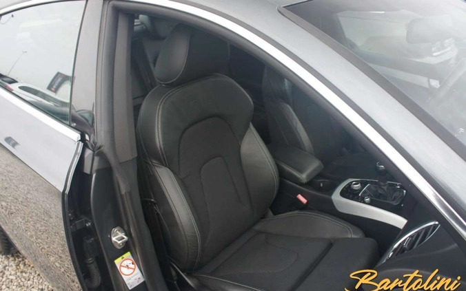 Audi A5 cena 63900 przebieg: 180000, rok produkcji 2013 z Biskupiec małe 172